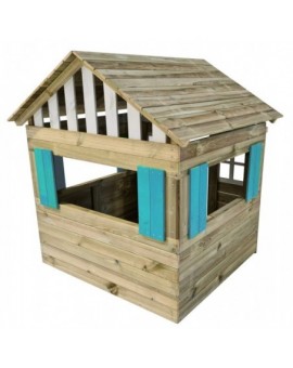 Maison d'enfant en bois Masgames LOLLIPOP Bleue