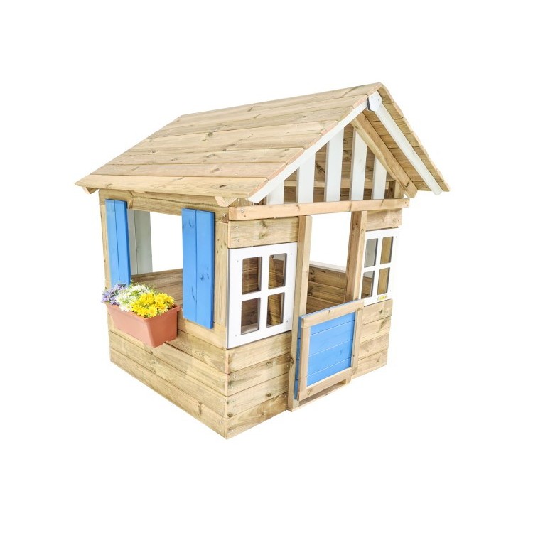 Maison d'enfant en bois Masgames LOLLIPOP Bleue