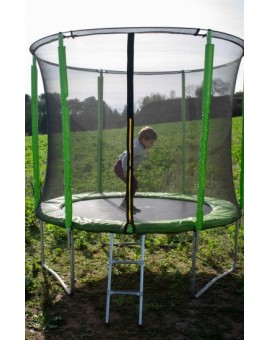 Trampoline MASGAMES FORCE 305 avec filet de protection, échelle et ancrages