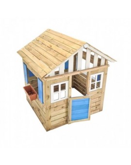 Maison d'enfant en bois Masgames LOLLIPOP XL Bleue