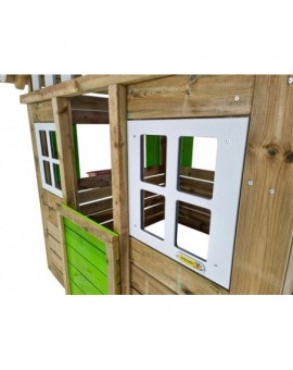 Maison d'enfant en bois Masgames LOLLIPOP XL Verte