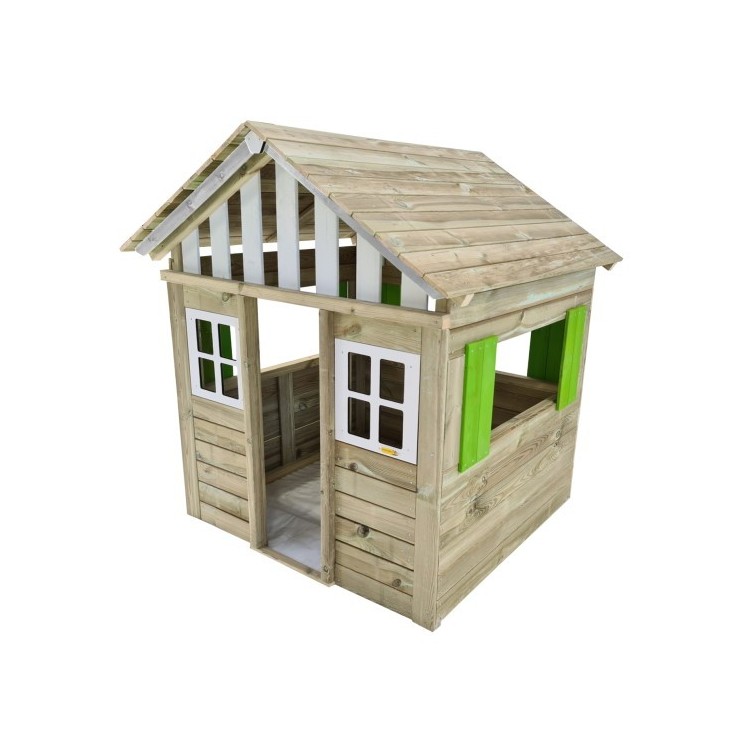 Maison d'enfant en bois Masgames LOLLIPOP XL Horeca verte