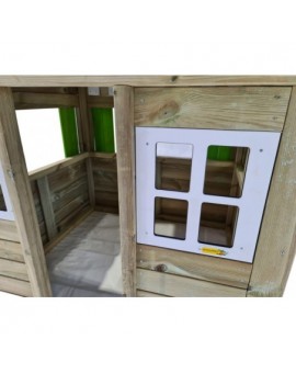 Maison d'enfant en bois Masgames LOLLIPOP XL Horeca verte