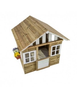 Maison d'enfant en bois Masgames LOLLIPOP Blanche