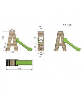 Aires de jeux de Lettres Géantes Masgames ALPHAPLAY