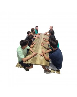 Table de pique-nique MASGAMES MUNICH XL 235 cm de long