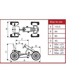 Kart à pédales BERG X-Plore BFR