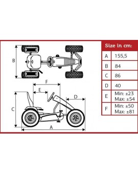 Kart à pédales BERG Jeep Revolution BFR