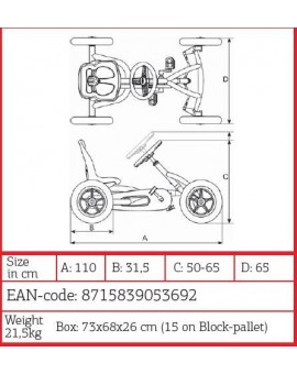 Voiture à pédales BERG Buddy Prof