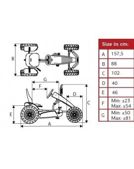 Kart à pédales BERG Case IH BFR