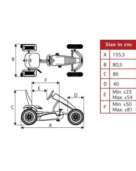 Kart à pédales BERG X-Cross BFR-3