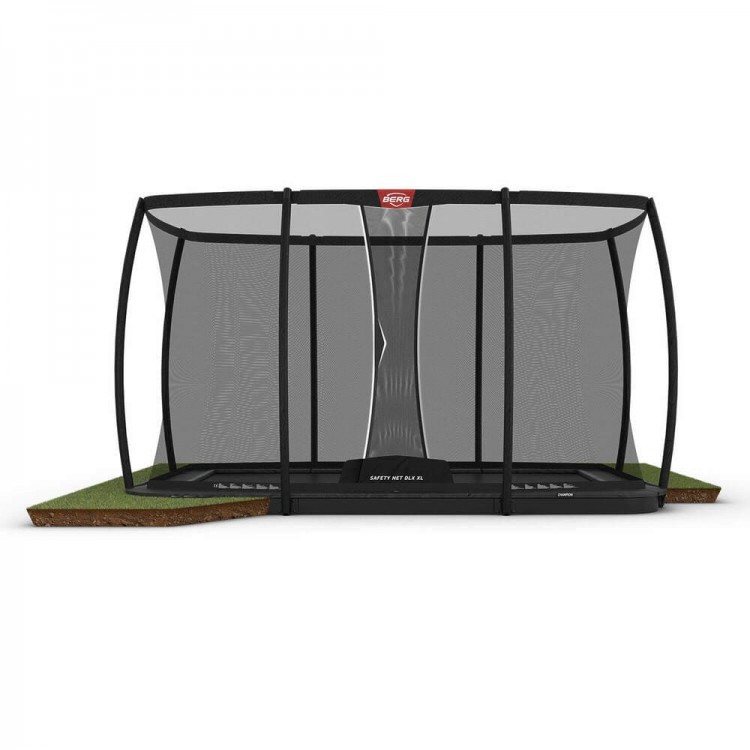 Trampoline BERG Flatground Ultim Champion 410 + Filet Deluxe XL