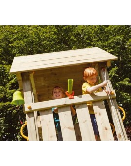 Aire de jeux Masgames KIOSK L avec balançoire