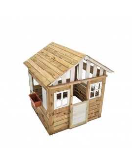 Maison d'enfant en bois Masgames LOLLIPOP XL Blanche