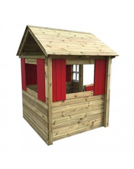 Maison d'enfant en bois Masgames FRAISE XL