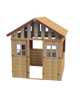 Maison d'enfant en bois Masgames LOLLIPOP XL Horeca rose