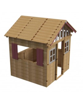 Maison d'enfant en bois Masgames LOLLIPOP XL Horeca rose