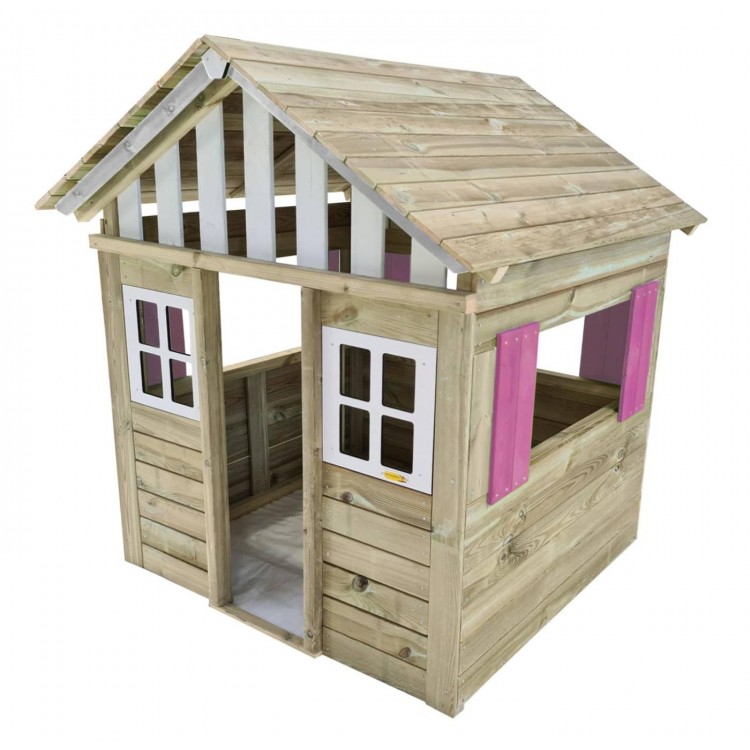 Maison d'enfant en bois Masgames LOLLIPOP XL Horeca rose