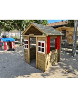 Maison d'enfant en bois Masgames SCHOOL Paint