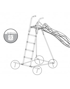 Toboggan métallique Masgames TUCA XL