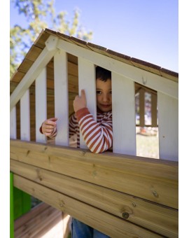 Maison d'enfant en bois Masgames LOLLIPOP XXL Horeca + Kitchenette
