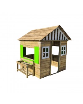 Maison d'enfant en bois Masgames LOLLIPOP XXL Horeca + Kitchenette