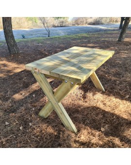 Table d'extérieur en bois MASGAMES XERTA 120 cm