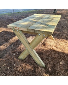 Table d'extérieur en bois MASGAMES XERTA 120 cm