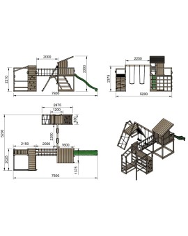 Aire de jeux Masgames BAIKAL XL