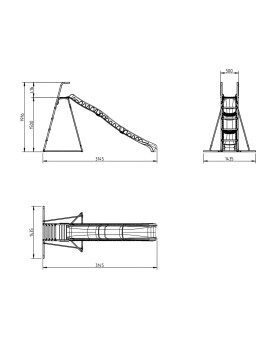 Toboggan métallique Masgames TUCA XL