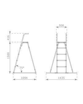 Toboggan métallique Masgames TUCA XL