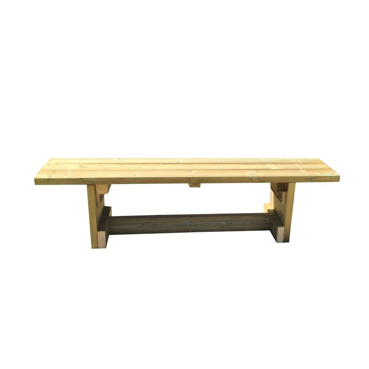 Banc en bois MASGAMES CALELLA pour l'extérieur.