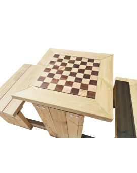 Table d'échecs en bois MASGAMES DAMA