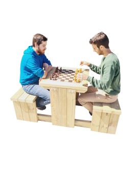 Table d'échecs en bois MASGAMES DAMA