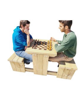 Table d'échecs en bois MASGAMES DAMA