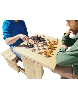 Table d'échecs en bois MASGAMES DAMA