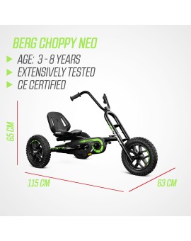 Tricycle à pédales BERG Choppy Neo