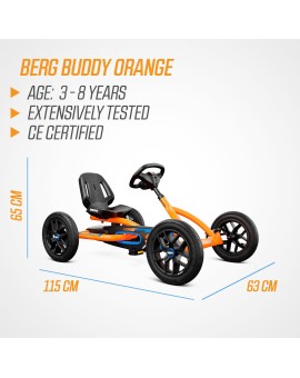 Voiture à pédales BERG Buddy B-Orange