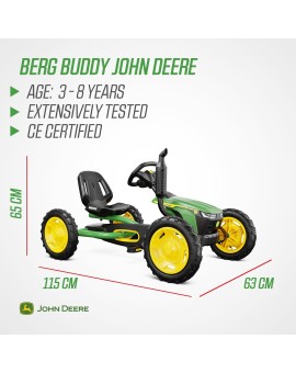 Tracteur à pédales BERG Buddy John Deere