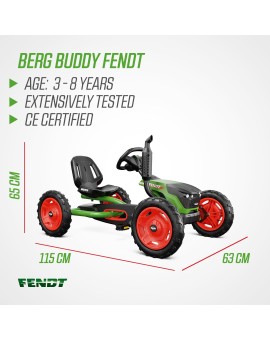 Tracteur à pédales BERG Buddy Fendt