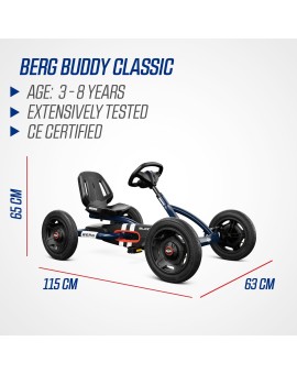 Voiture à pédales BERG Buddy Classic Blue